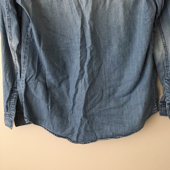 LAST DAY TO PURCHASE! Rubbish Blue Button-Down Shirt Size M - Picture 12 of 13